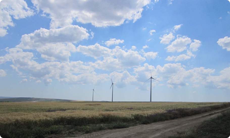 Romania wind farm project