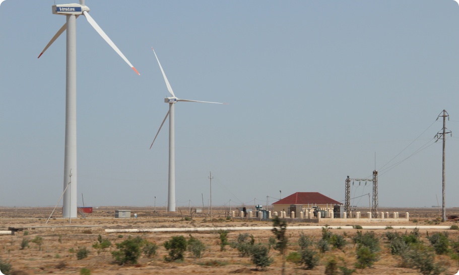 Azerbaijan wind farm project